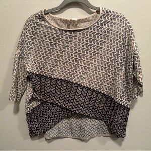 Anthropologie “Moth” Crossfront Boho Beaded Knit Cropped Sweater. Wmn’s Sz Sml